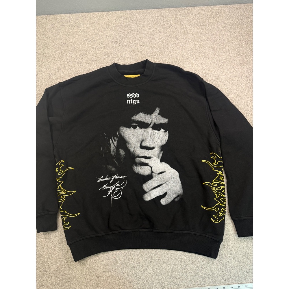 Darc Sport Bruce Lee Crewneck Sweatshirt Black XL 343/1000 Don't Think Feel